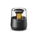 Diffusore di aromaterapia Raindrop Candlelight Umidificatore d'aria con luci colorate Spina UE Nero