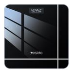 Bilancia elettronica intelligente Yesido MG10, dimensioni: 28x28x2,35 cm (nero)