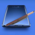 Penna stilo portatile ad alta sensibilità senza Bluetooth per Galaxy Note9 (marrone)