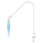 AL30 360 Lampada UV a collo d'oca regolabile per extension ciglia/nail art 6W LED essiccatore per fotopolimerizzazione (bianco)