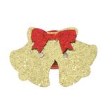 Decorazione spilla luminosa dei cartoni animati per Natale, bambini e adulti, travestimenti (campana)