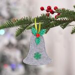 Decorazioni natalizie in tessuto non tessuto, pendenti per albero di Natale, specifiche: campana