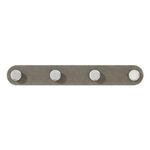 4 ganci adesivi resistenti senza traccia, senza chiodi, appendiabiti da parete per bagno (grigio)