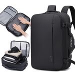 BANGE BG-1909-8 Zaino a compressione sottovuoto Borsa per computer casual Grande capacità Borsa da viaggio aziendale pesabile (nero senza pompa)
