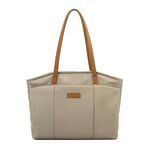 BANGE BG-6803 Borsa da viaggio per donna Borsa per laptop digitale Borsa a mano di grande capacità (cachi)