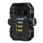 E-SMARTER YSD01PRO Mini portachiavi luce decompressione punta delle dita giroscopio inferiore magnetico multi-velocità regolabile tappo clip luci (nero)