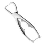 Pinze apri-tè in acciaio inox da 18 x 5 cm, accessori multifunzionali per il tè