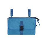 Borsa per auto per bambini multifunzionale impermeabile per pannolini (blu)