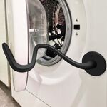 Fermo porta lavatrice magnetico flessibile universale per porta lavatrice a carica frontale 66mm nero