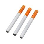 78mm 3 pezzi in lega di alluminio a forma di sigaretta Mini tubo di metallo accessori per fumatori