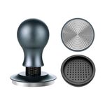 Martello a impatto regolabile per pressa per polvere a pressione costante per caffè, stile: filo blu argento + base rotonda (53 mm)