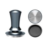 Scala orizzontale costante pressione macinacaffè allungamento polvere pressa martello, stile: argento blu fondo piatto + base rotonda (51 mm)