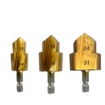 3 pezzi / set 20 / 25 / 32 punte per trapano a gradini PPR con gambo esagonale per riparazione perdite e strumenti di collegamento