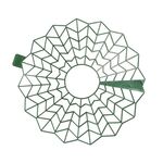Supporto per piantagione anti-marciume per coltivazione di fragole, supporto per piante rampicanti (verde scuro)