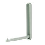 Appendiabiti pieghevole per balcone, senza foratura, organizer per clip (verde)