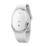 Orologio repellente per zanzare a ultrasuoni intelligente per bambini Braccialetto anti-zanzare per esterni (bianco)