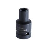 RUITOOL 1/2 pollice chiave pneumatica a bussola quadrata chiave a bussola quadrata interna per fori di un quarto quadrato, specifiche: M12
