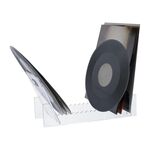 Supporto per CD in vinile in acrilico rimovibile da tavolo, espositore per album e libri (YX149)