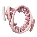 KEDU Rullo massaggiatore per gambe Rullo dimagrante per gambe Allenatore per il rilassamento dei muscoli del polpaccio della parte interna della coscia Massaggiatore manuale (rosa ciliegia)