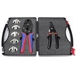 7 pezzi / set pinze a crimpare a cambio rapido da nove pollici set combo di attrezzi
