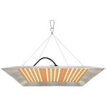 Lampada a LED per la crescita delle piante in serra Quantum Board, modello: luce solare + copertura in alluminio riflettente (spina UK)