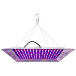 Lampada a LED per la crescita delle piante in serra Quantum Board, modello: spettro completo + copertura riflettente (spina UE)
