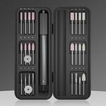 Xiaomi Youpin DUKA ATuMan EP1 Mini Trapano Kit di utensili rotanti senza fili Penna per intaglio elettrico Penna per incisione (nero)