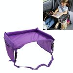 Bambino Baby Toddler Passeggino Organizer Viaggio Snack Giocattolo Seggiolino auto Vassoio attività (Viola)