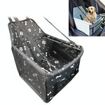 Coprisedile per guida in tessuto Oxford pieghevole antiscivolo Tappetino per cuscino per cani per gatti, dimensioni: 40 x 30 x 25 cm (osso nero)