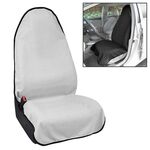 Coprisedile antiscivolo impermeabile universale per auto (bianco)