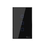SONOFF T3 US-TX 433 RF WiFi Smart Teleclor Telecoming Interruttore tattile, spina USA, Stile: Tre pulsanti