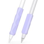 Per Apple Pencil e Huawei M-Pencil Series Custodia protettiva universale in silicone per penna stilo (viola)