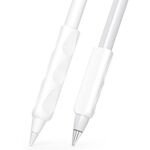 Per Apple Pencil e Huawei M-Pencil Series Custodia protettiva universale in silicone per penna stilo (bianca)