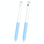 Per Redmi Smart Pen 2 pezzi/set trasparente Jelly Series penna stilo custodia protettiva in silicone (azzurro cielo)
