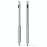 Per Lenovo Gen3 Stylus Pen 2 pezzi/set Jelly Series Stylus Pen Custodia protettiva in silicone (grigio)