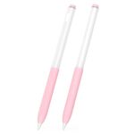 Per vivo Pencil 2S / iQOO Air 2S 2 pezzi/set trasparente Jelly Series penna stilo custodia protettiva in silicone (rosa ciliegia)