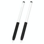 Per vivo Pencil 2S / iQOO Air 2S 2 pezzi/set trasparente Jelly Series penna stilo custodia protettiva in silicone (nero)