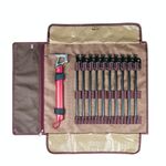 AOTU AT6543-2 Kit utensili per le unghie per campeggi all'aperto per campeggi all'aperto (nero)