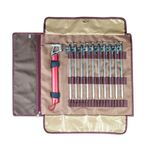 AOTU AT6543-2 Kit per utensili per le unghie per campeggi da campeggio all'aperto (argento)