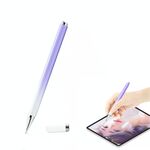AT-28 Penna capacitiva passiva a colori Macarone Stilo touch screen per telefono cellulare (viola)