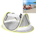 Zanzariera da viaggio ultraleggera Wei tenda da spiaggia portatile per bambini (grigia)