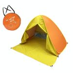 Con tenda a pop -up pop -up istantanea automatica a tenda, dimensioni: 200x165x130 cm (arancione con giallo)
