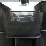 Borsa portaoggetti da appendere al seggiolino auto, stile: senza tasca (nero)