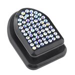 5 set Gancio per auto con borchie di diamanti Accessori per auto Gancio per sedile posteriore Gancio piccolo per auto (diamante colorato)