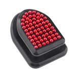 5 set Gancio per auto con borchie di diamanti Accessori per auto Gancio per sedile posteriore Gancio piccolo per auto (diamante rosso)