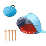 Tenda da spiaggia per baby con piscina Portable pieghevole da sole, colore: blu balena