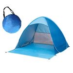 Tenda da spiaggia potabile automatica istantanea ， Dimensioni: 200x165x130cm (blu)