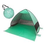 Tenda da spiaggia potabile automatica istantanea istantanea, dimensioni:, colore: lago verde striscia