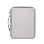 Baona BN-Q015 Borsa per tablet palmare impermeabile con assorbimento degli urti in pelle, dimensioni: 10,9 pollici (grigio)