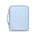 Baona BN-Q015 Borsa per tablet palmare impermeabile con assorbimento degli urti in pelle, dimensioni: 12,9 pollici (blu)